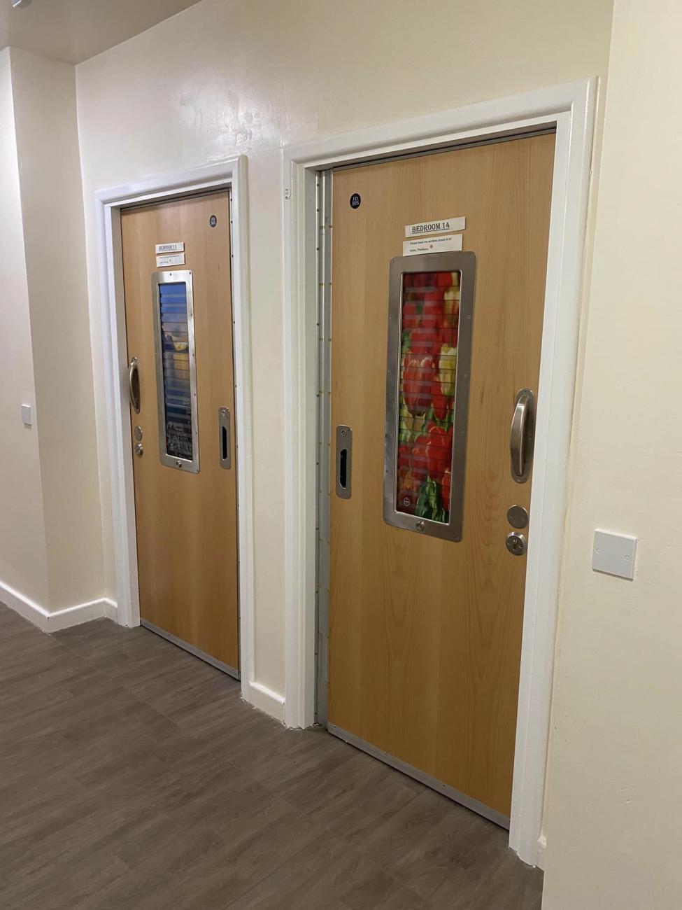 Hospital fire door installation Yorkshire