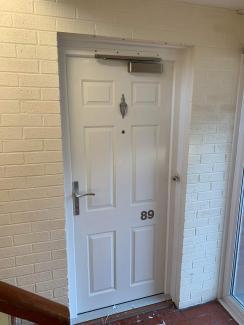 Fire door installation