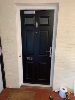 Fire door installation
