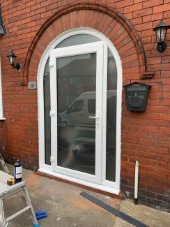 Door replacement - uPVC and composite installation
