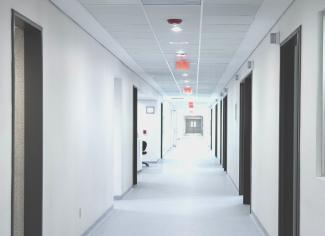 Healthcare fire doors