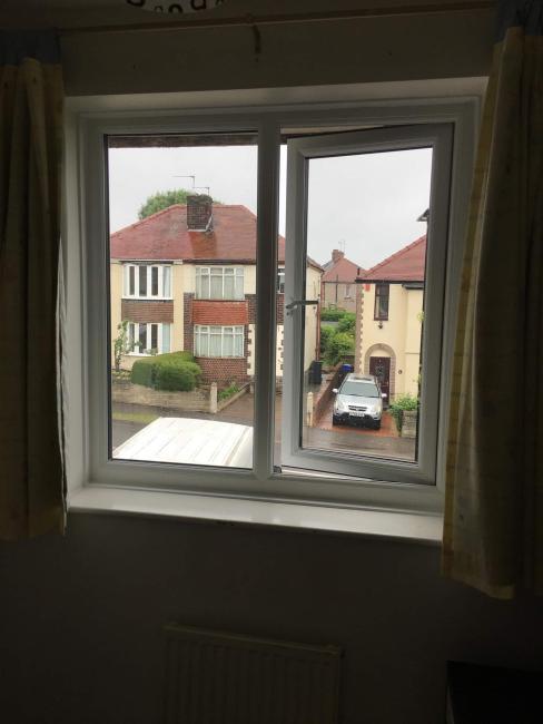 Composite and uPVC door installation