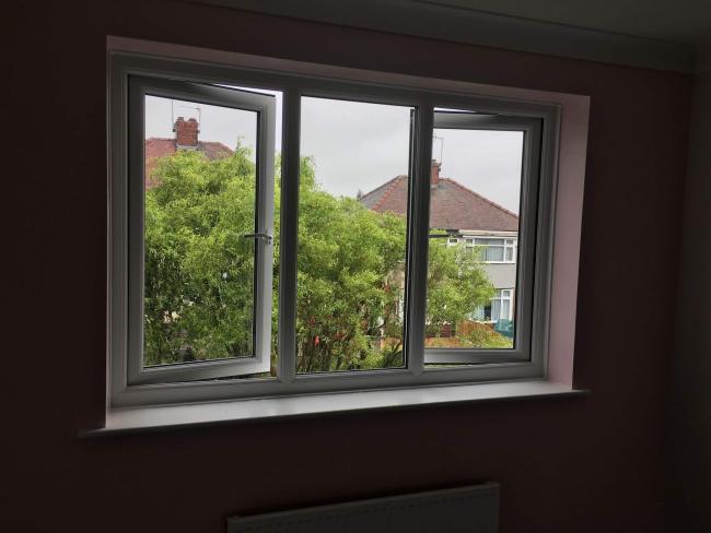 Composite and uPVC door installation