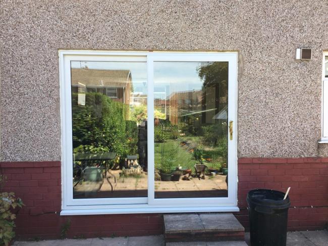 Composite and uPVC door installation