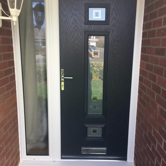 Composite and uPVC door installation
