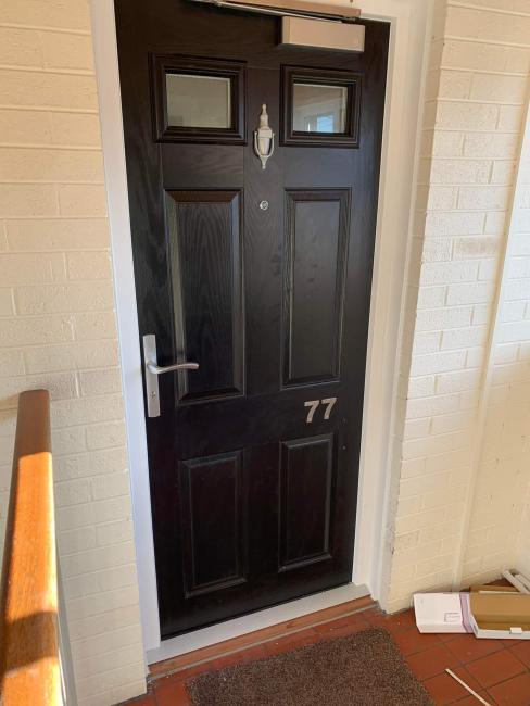 Fire door installation