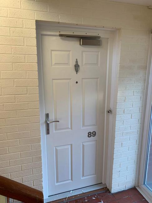 Fire door installation