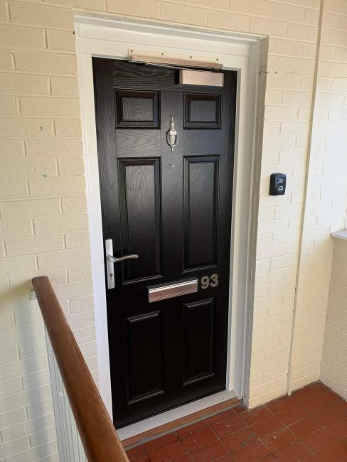 Fire door installation