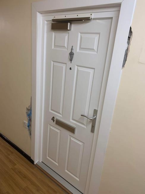 Fire door installation