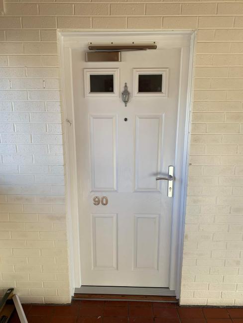 Fire door installation