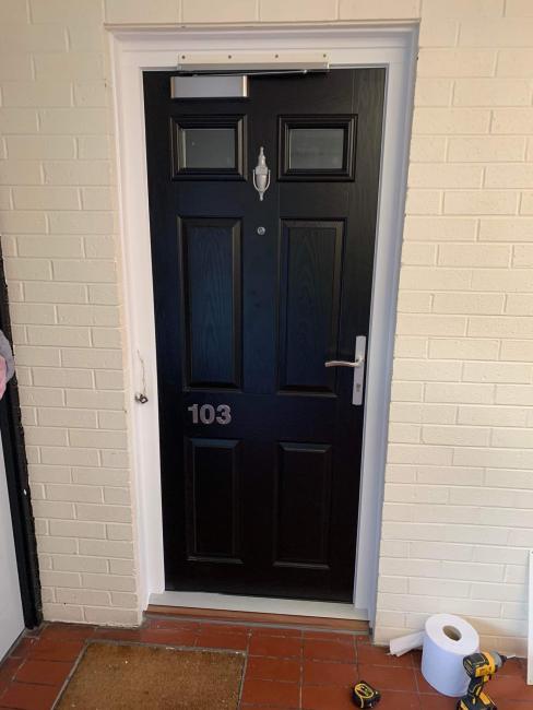 Fire door installation