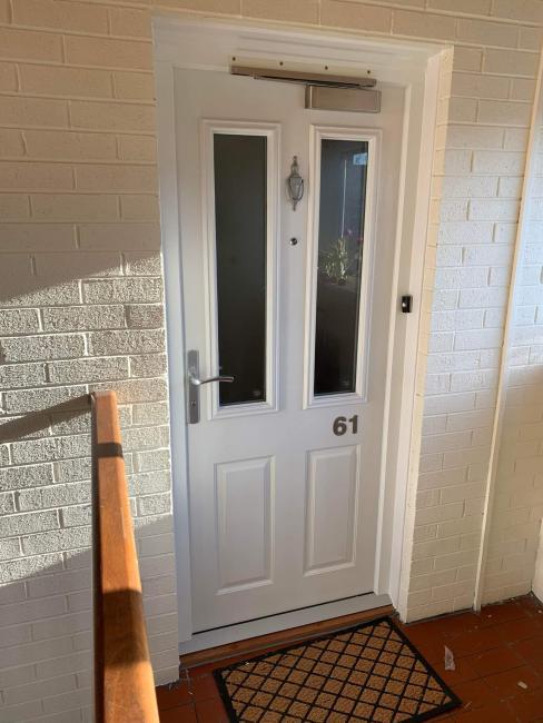 Fire door installation
