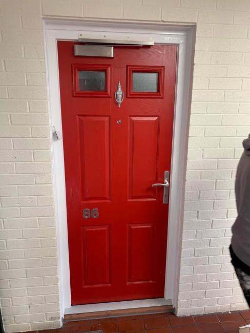 Fire door installation