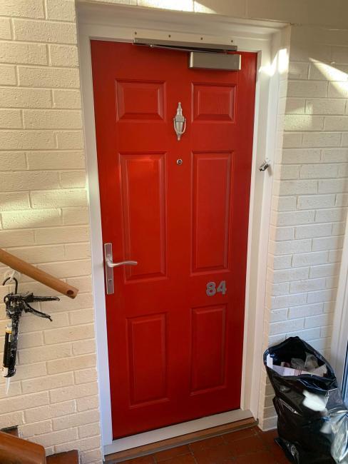 Fire door installation