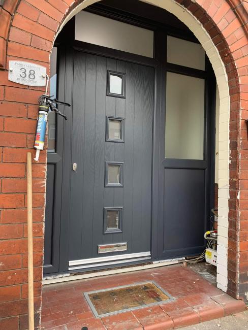 Door replacement - uPVC and composite installation