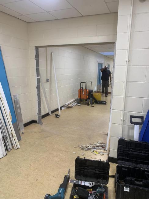 School door installation Rochdale