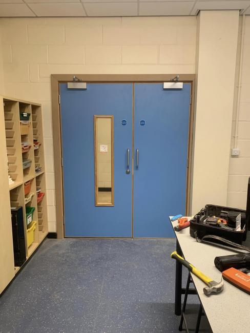 School door installation Rochdale
