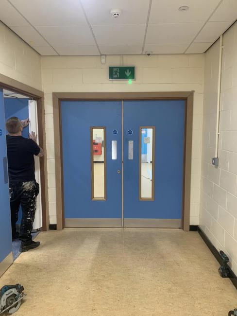 School door installation Rochdale