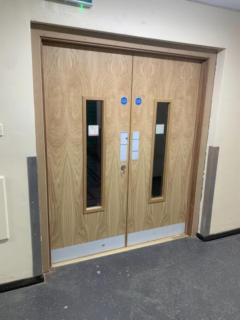 School door installation Rochdale