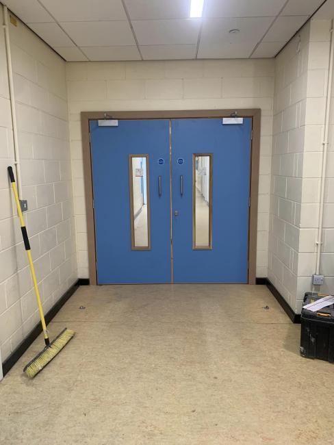School door installation Rochdale