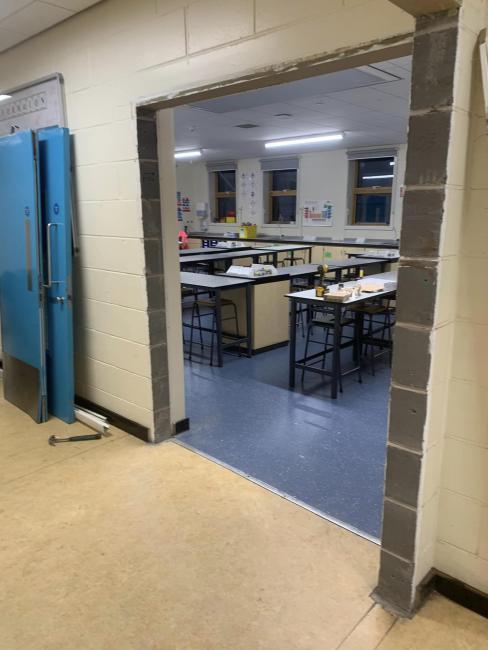 School door installation Rochdale