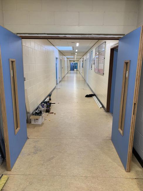 School door installation Rochdale