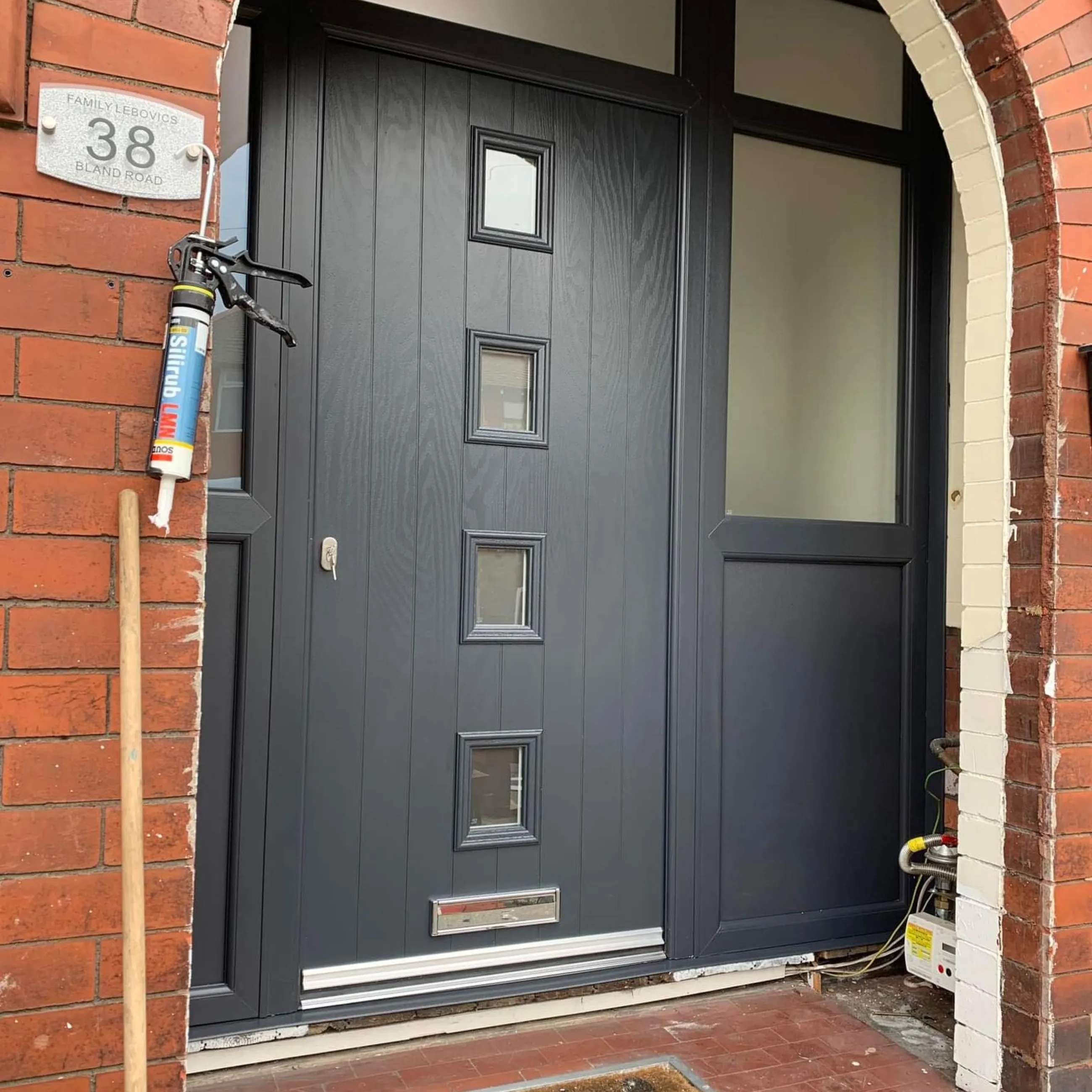 Door replacement - uPVC and composite installation
